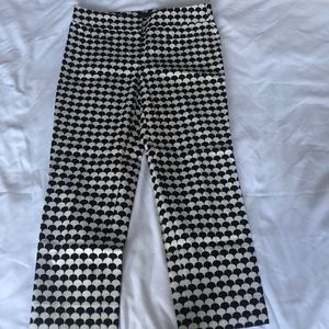 Anne Taylor Black and White Dress Pants